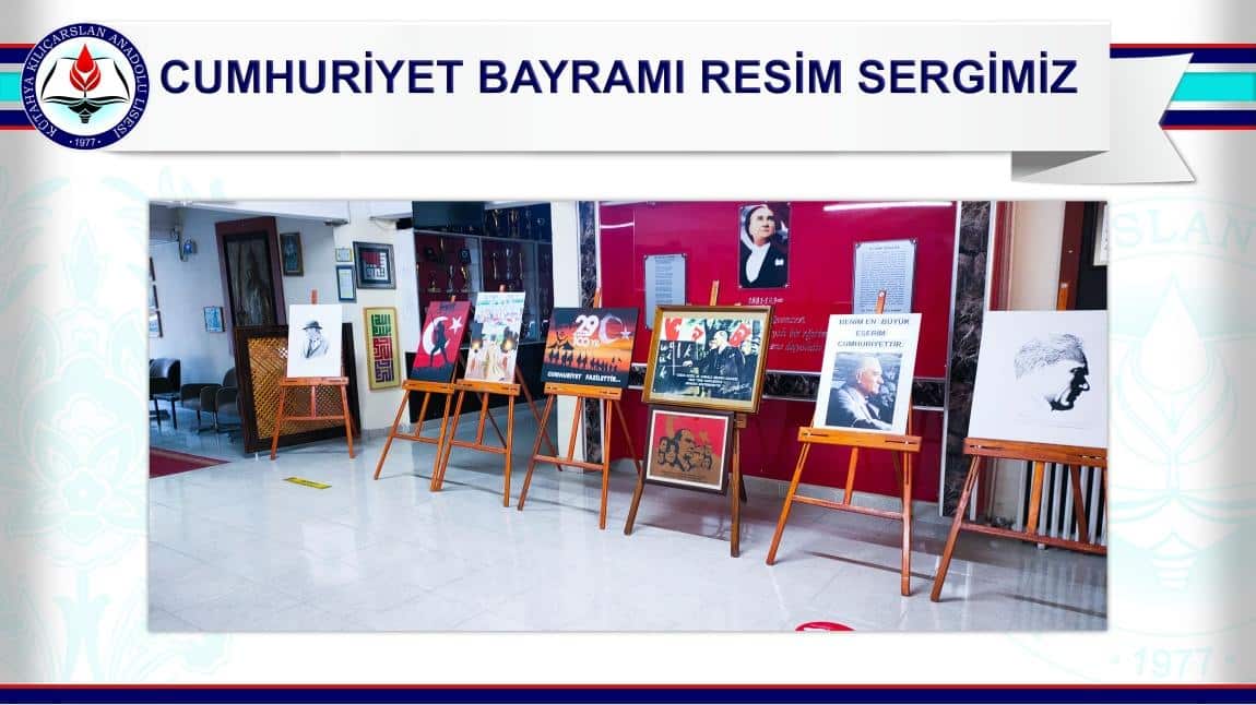 CUMHURİYET BAYRAMI RESİM SERGİMİZ