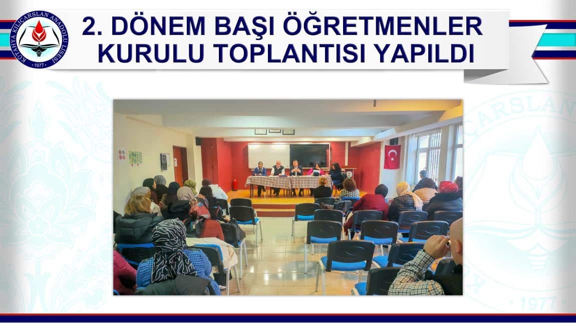 2. DÖNEM BAŞI ÖĞRETMENLER KURULU TOPLANTISI YAPILDI